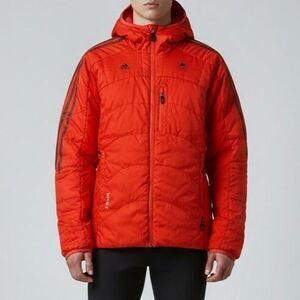 Adidas Terrex Canada Olympic Games Track Jacket Hooded Small Red Cocona Tech